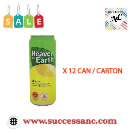 Heaven and Earth Ice Lemon Tea Cans 12 x 300ml / CARTON Lazada
