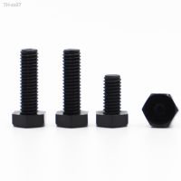 DIN933 Black Nylon Hex External Head Screws M3 M4 M5 M6 M8 M10 M12 Plastic Insulation Hexagon Bolts PA66 GB5783