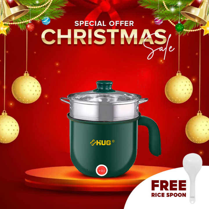 Mini Rice Cooker Multifunction Cooker 1.8L Nonstick inner pot