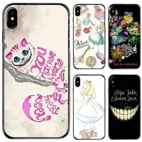 {L electronic shell} เคสโทรศัพท์แบบแข็งสำหรับ iPhone 11 12 13 14 Pro MAX Mini 5 5S SE 6 6S 7 8 Plus 10 X XR XS Alice In Wonderland อะนิเมะ