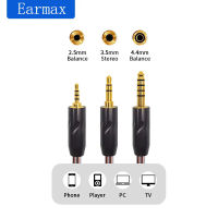 Earmax RCA Audio 2.5mm 4.4mm Balanced to 2RCA Y Distributor Cable Jack For Amplifier Audio Power Amplifier Upgrade Cable 100cm