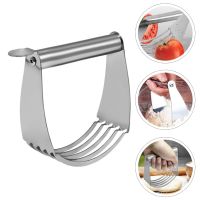 ✆☄ Pastry Blender Dough Scraper Stainless Hand Steel Mixer Chef Bench Pie Flour Butter Utensils Kitchen Duty Heavy Bread Tools