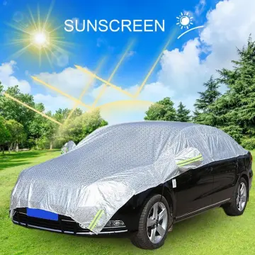 Full Car Cover Indoor Outdoor Sunscreen Heat Protection Dustproof Anti-UV  Scratch-Resistant Sedan Universal Suit XXL