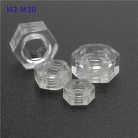 M2 M2.5 M3 M4 M5 M6 M8 M10 Acrylic Clear Transparent Plastic Nylon Hex Nut Nails Screws Fasteners