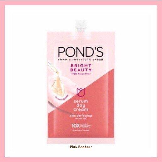 Ponds Bright Beauty Serum day cream Sachet 7.5g / Ponds Day Cream ...