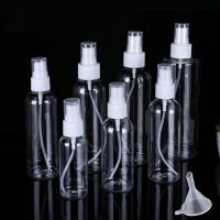 【hot】 20 pcs spray bottle refillable bottles 10ml 30ml 50ml 100ml 200ml atomizer for perfume storage container sub bottling