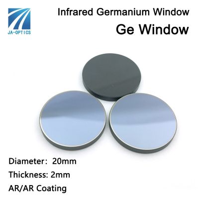 2022 Factory Direct Sell Ge Optical Windows Dia20x2mm 8-12um Germanium Window Lens for Thermal Imaging Temperature Measuring