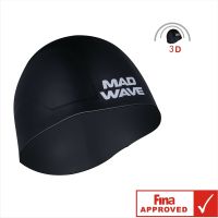 【CW】 Madwave swimming caps fast swim silicone fina approval helment hat waterproof men and womenTH