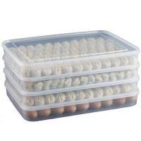 Extra-large dumpling quick-frozen box dumpling box multi-layer dumpling box home bowl cake frozen fresh-keeping refrigerator storage box