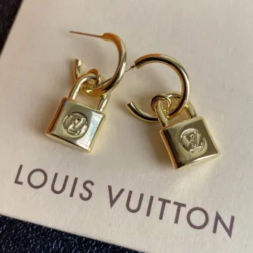 Louis Vuitton, Jewelry, Wild V Hoop Earrings Authentic Louis Vuitton