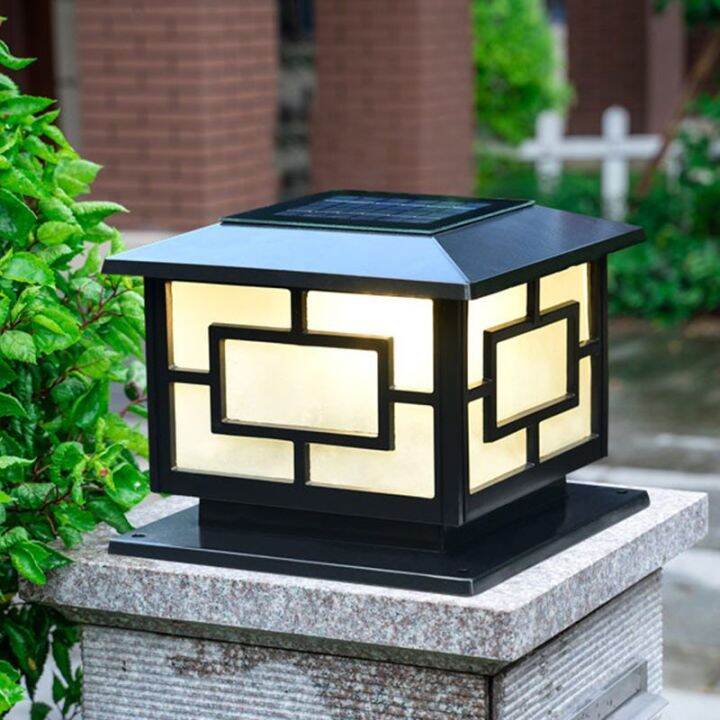 【Buy 4 Get Free Gift】Vimite 3 Colors Led Solar Post Light Outdoor ...