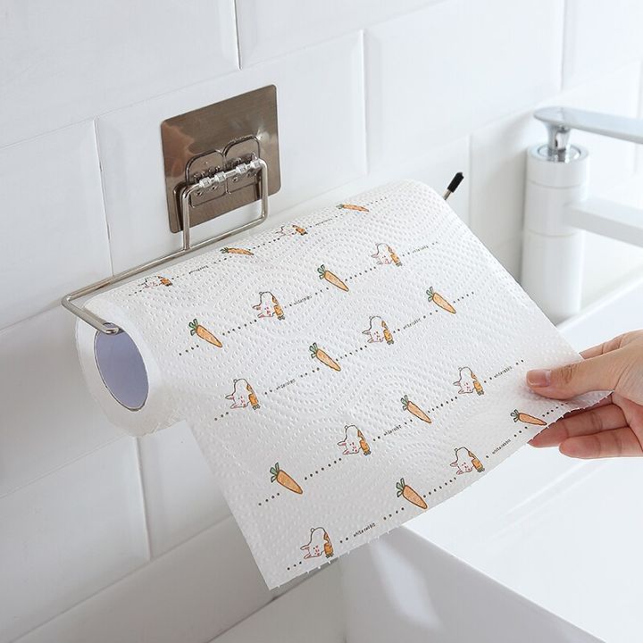 wikhostar-self-adhesive-kitchen-toilet-paper-holder-roll-paper-holder-hanging-bathroom-towel-rack-storage-rack-organizer-bathroom-counter-storage