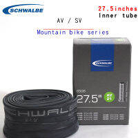 Schwalbe ทางหลวงเมืองจักรยานยางใน27.5นิ้วยางบิวทิล AV SV ปิดถนนความเร็วลดลงอุปกรณ์เสริมยาง