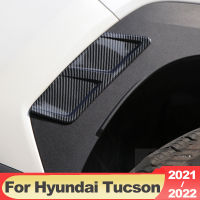 ฝาครอบด้านหน้าล้อหลังด้านข้างสำหรับ Hyundai Tucson NX4 2021 2022 2023ไฮบริด N Line เสาตกแต่งภายนอกรถปรับเปลี่ยนการตัดแต่ง