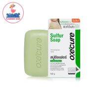 Oxe Cure  Sulfur Soap 100 g (จำนวน 1 ก้อน) อ๊อกซีเคียว ซัลเฟอร์ โซฟ OXECURE บำรุงผิวให้ชุ่มชื้น สุขภาพดี