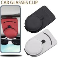 1pc Universal Car Leather Glasses Visor Clips Accessory Automobile Interior Card Ticket Fastener Sunglasses Holder Eyewear case