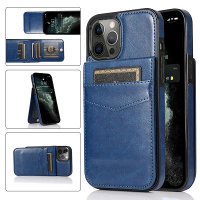▩۩ Retro Crazy Horse Leather Card Wallet for Samsung Galaxy S21 Ultra S20 FE Note 20 9 10 Plus A72 A52 A42 Business Holder Cover