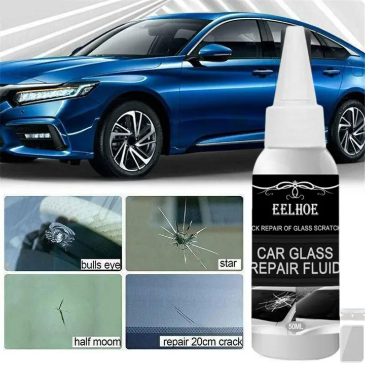 【30ML+Blade+Tempered Film】glass repair kit cracked windshield repair