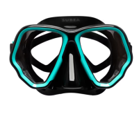 Adult mask double lens scuba diving opaque edge