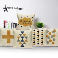 【CW】 case geometric cushions home decor linen Custom pillow print moose cushion outdoor Dropshipping