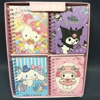 【6】 Anime Sanrio color inner page coil book cute Kulomi cinnamon dog Melody loose-leaf handbook pen sticky notes