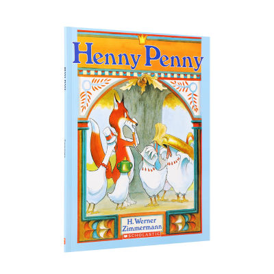 Kaidick book point reading edition Henny Penny little hen Penny Liao Caixing book list Scholastic Press caterpillar point reading pen supporting Book English original picture book English Enlightenment