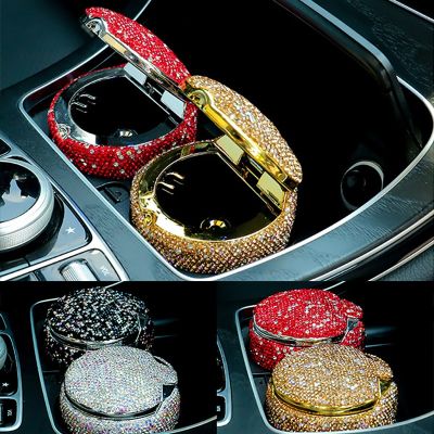 hot！【DT】✉  Ashtray with Light Car Accessories for