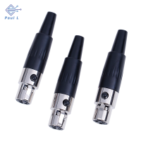 【Paul L】 1PC 3pin ปลั๊กตัวเมีย MINI TA3F XLR Audio Microphone CONNECTOR MIC ADAPTER