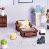 【cw】 Miniature Sofa Bedside Table Dispenser Landscape Bonsai Succulent Ornaments ！