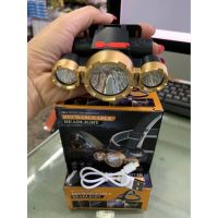 ?สินค้าขายดี? ไฟฉายคาดศีรษะ ไฟฉายคาดหัว 3 หัวไฟ ไฟฉาย เปิด-ปิด 4 FUNCTION พร้อมสายชาร์ตUSB