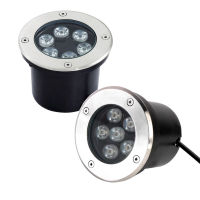 LED Underground Light 3W5W6W 9W Ground Garden Path โคมไฟชั้นกลางแจ้งใต้ดินฝัง Yard โคมไฟภูมิทัศน์85-265V DC12V *