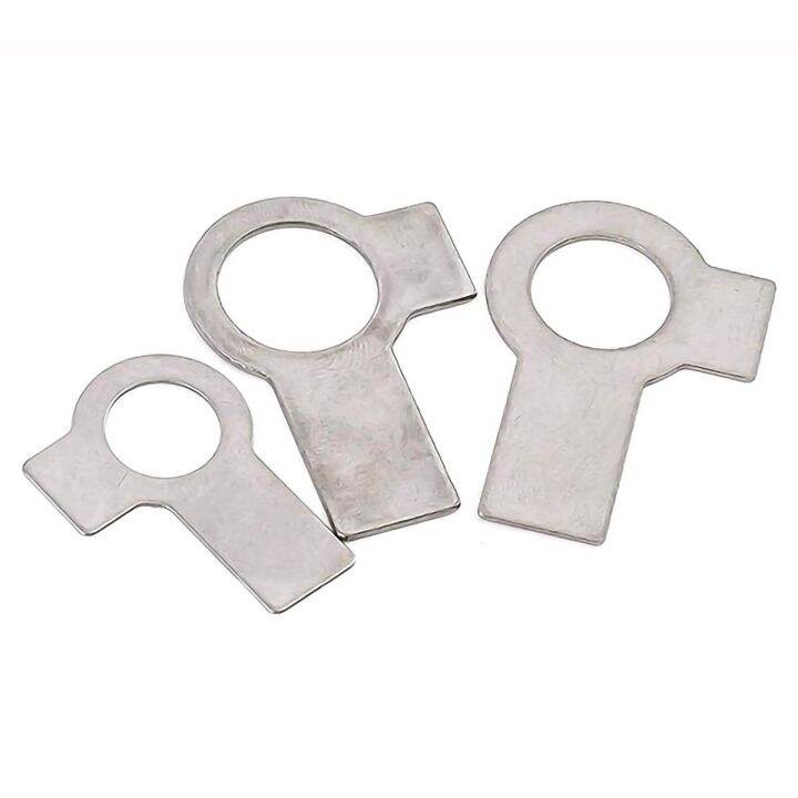 M3 M4 M5M27 304 Stainless Steel Double Lug Collar Locking S Tab Washer