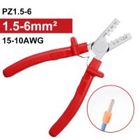 PZ1.5-6สีแดงขนาดเล็ก Crimper Plier Crimp เครื่องมือแบบพกพาเครื่องมือ Diy Wire Terminal Crimper