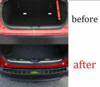 กันรอยแสตนเลสกันชนหลัง ของใหม่ For Mazda CX-30 2020-2022