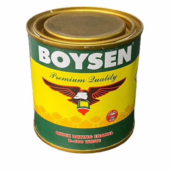 BOYSEN QUICK DRYING ENAMEL B-600 WHITE 1/4LT | Lazada PH