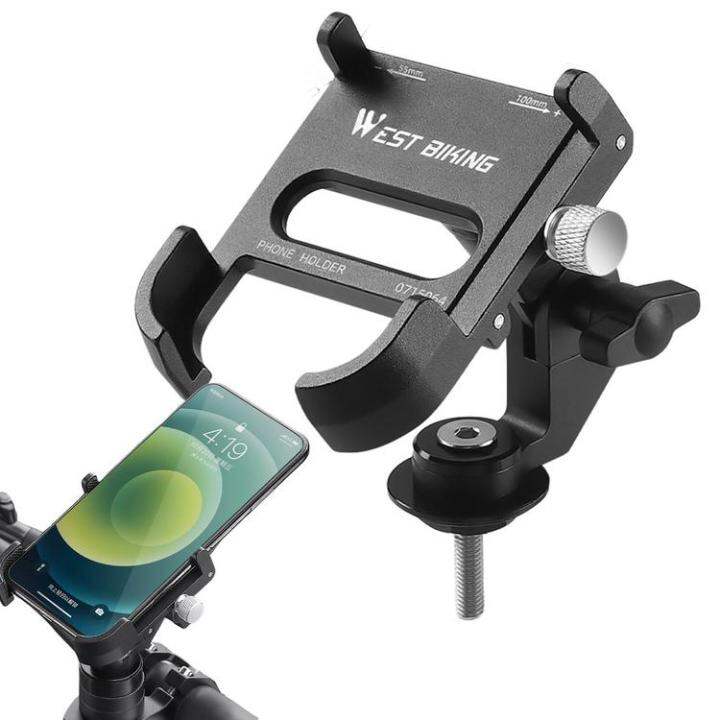 bicycle-phone-mount-adjustable-aluminum-alloy-cellphone-holder-multi-use-360-degrees-car-mount-holder-motorcycle-phone-bracket-mountain-bike-riding-navigation-bracket-for-bike-presents