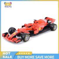 Bburago 1:43 2018ทีม Ferrari SF71H #5 #7 F1รถแข่งรถฟอร์มูลาแบบคงที่รถหล่อตายโมเดลรถของเล่นสะสม