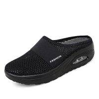 ☢❉♠ 2022 Fashion Women Shoes Casual Increase Cushion Sandals Platform Sandal For Women Breathable Mesh Outdoor Walking Slippers