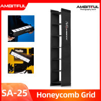 AMBITFUL SA-25 Photography Honeycomb Grid Softbox+ Portable Charging Handle For AMBITFUL A2 RGB Stick Light Tube Light