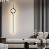 New Design Led Wall Light Black White Wall Fixture For Staircase Bedroom Living Dining Room Background Corridor Simple Fixtur