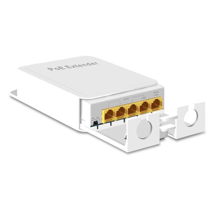 5Port POE Repeater Outdoor POE Repeater 1000Mbps 1 to 4 Network Switch