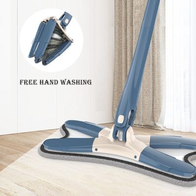 №◑ X type Mops Cleaning Floor Reusable Microfiber Pads 360 Degree Flat Mop Squeeze for Home Washing Magic Household Cleaner Tools