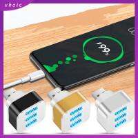 VHOIC For PC Laptop High Speed Portable Mini Hub Socket USB 2.0 Hub ที่ชาร์จโทรศัพท์มือถือ 3 Port Splitter