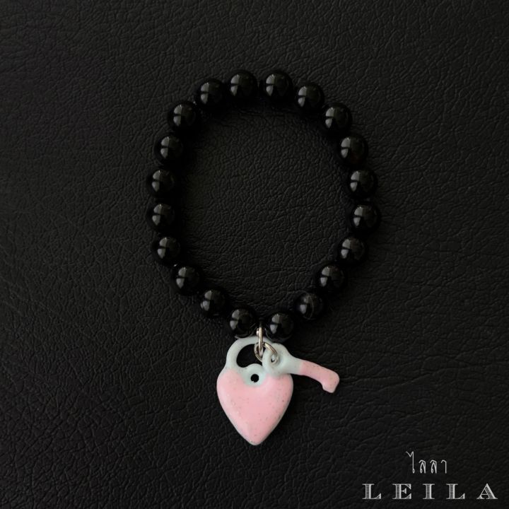 leila-amulets-ลูกกุญแจแขไข-แม่กุญแจใจเศรษฐี-baby-leila-collection-สีชมพูฟ้า-ชมพูเหลือง-พร้อมกำไลหินฟรีตามรูป