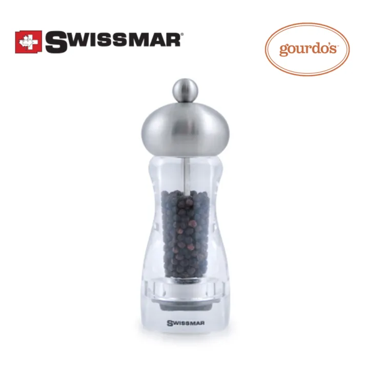 Swissmar Andrea Pepper Mill with Stainless Steel Top 6 Inches | Lazada PH