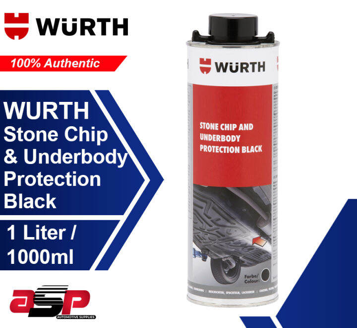 WURTH Stone Chip and Underbody Protection Black Undercoat 1 Liter
