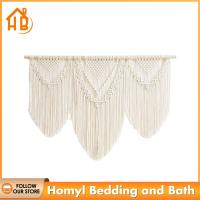 Homyl Macrame ขนาดใหญ่ผ้าปูแต่งพู่พื้นหลังแบ็คดรอปงานแต่งงานห้องหอพัก