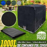 IBC Water Tank Protective Cover 1000 Liters Tote Outdoor Cover Waterproof Sunscreen Dustproof Garden Container Yard Rain And Q7Y7