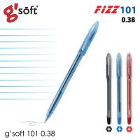ปากกา ปากกาลูกลื่น gsoft หัว 0.38มม. รุ่น Fizz 101 (1 ด้าม)