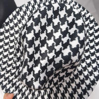 Fedoras Winter Women Hats Houndstooth Plaid Patchwork Hats for Women Fashion Hats for Men Felted Fedora Hat New Chapeau Femme